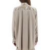 STRETCH SILK SATIN SHIRT