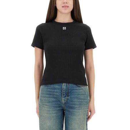 RIBBED COTTON T-SHIRT
