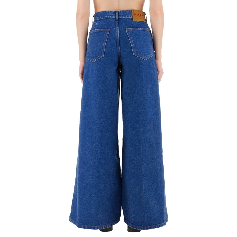 DENIM WIDE LEG JEANS