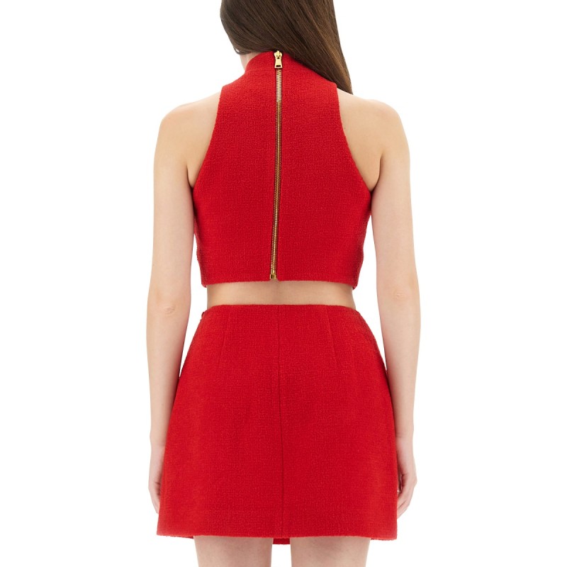 WOOL CROP TOP