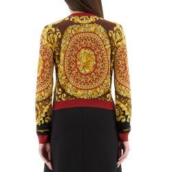 BAROQUE SILK KNIT CARDIGAN
