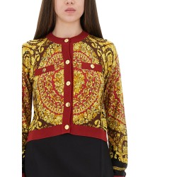 BAROQUE SILK KNIT CARDIGAN