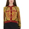 BAROQUE SILK KNIT CARDIGAN