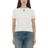 RIBBED COTTON T-SHIRT
