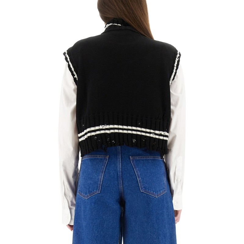 SHORT COTTON VEST