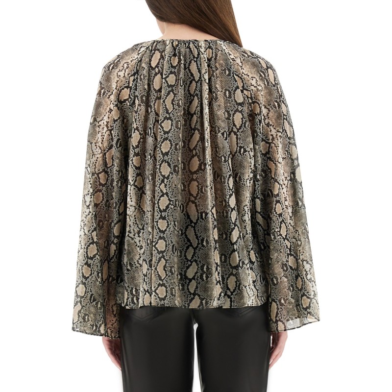 ANIMAL PRINT BLOUSE