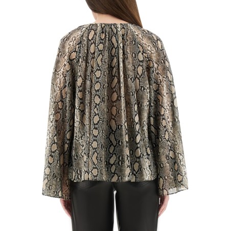 ANIMAL PRINT BLOUSE
