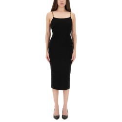 LONGUETTE DRESS WITH DECORATIONS