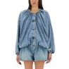 DENIM BOMBER JACKET