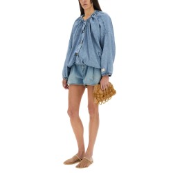 DENIM BOMBER JACKET