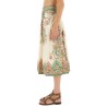 PAISLEY PRINT MIDI SKIRT