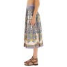PAISLEY PRINT MIDI SKIRT