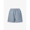 FF cotton and linen shorts