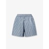 FF cotton and linen shorts