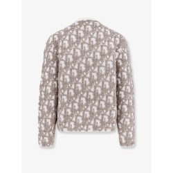 Dior Oblique wool and cotton blend jacquard cardigan