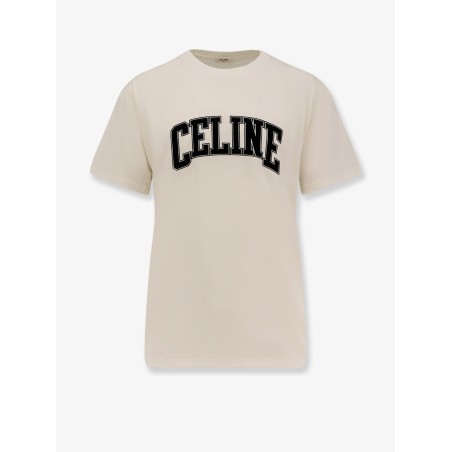 Cotton jersey T-shirt with flocked logo