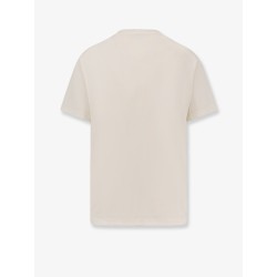 Cotton jersey T-shirt with flocked logo