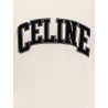 Cotton jersey T-shirt with flocked logo