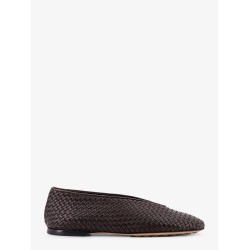 Rosa woven leather ballerinas