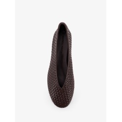 Rosa woven leather ballerinas