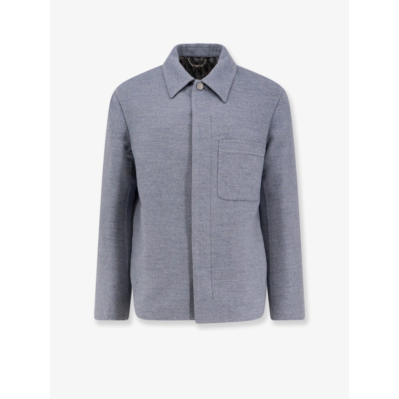 Virgin wool, cashmere and silk jacket