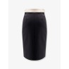 Crepe pencil skirt