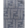 Cotton and linen trousers with all-over FF motif