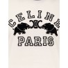 Cotton jersey T-shirt with flocked logo