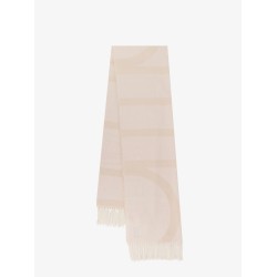 Monogram virgin wool scarf