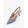 J'Adior leather slingback decolleté