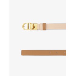 Reversible leather belt