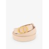 Reversible leather belt