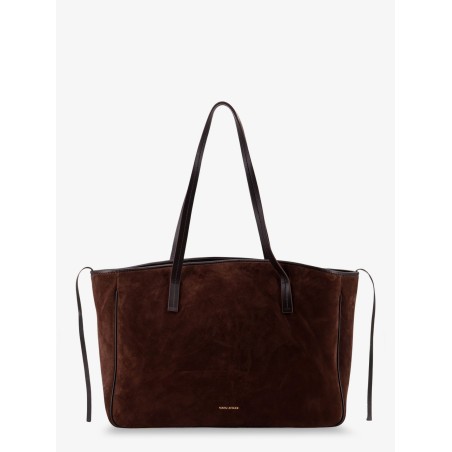 XL Du Jour suede shoulder bag