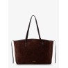 XL Du Jour suede shoulder bag