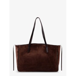 XL Du Jour suede shoulder bag