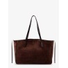 XL Du Jour suede shoulder bag