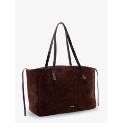 XL Du Jour suede shoulder bag