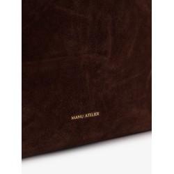 XL Du Jour suede shoulder bag