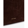XL Du Jour suede shoulder bag