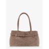 Le Cambon East West suede shoulder bag