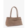 Le Cambon East West suede shoulder bag