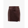 Leather miniskirt