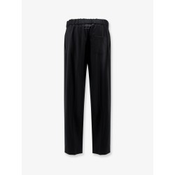 Wool blend jogger trousers