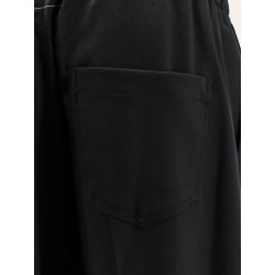 Wool blend jogger trousers