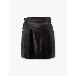 Leather miniskirt