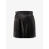 Leather miniskirt