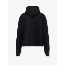 Cropped cotton sweatshirt