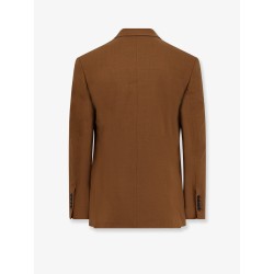 Double-breasted wool blazer