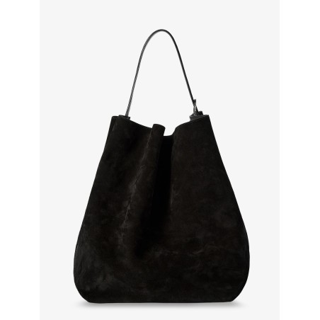Suede shopping bag