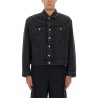 TRUKER JACKET WITH "BOKE FLOWER" EMBROIDERY